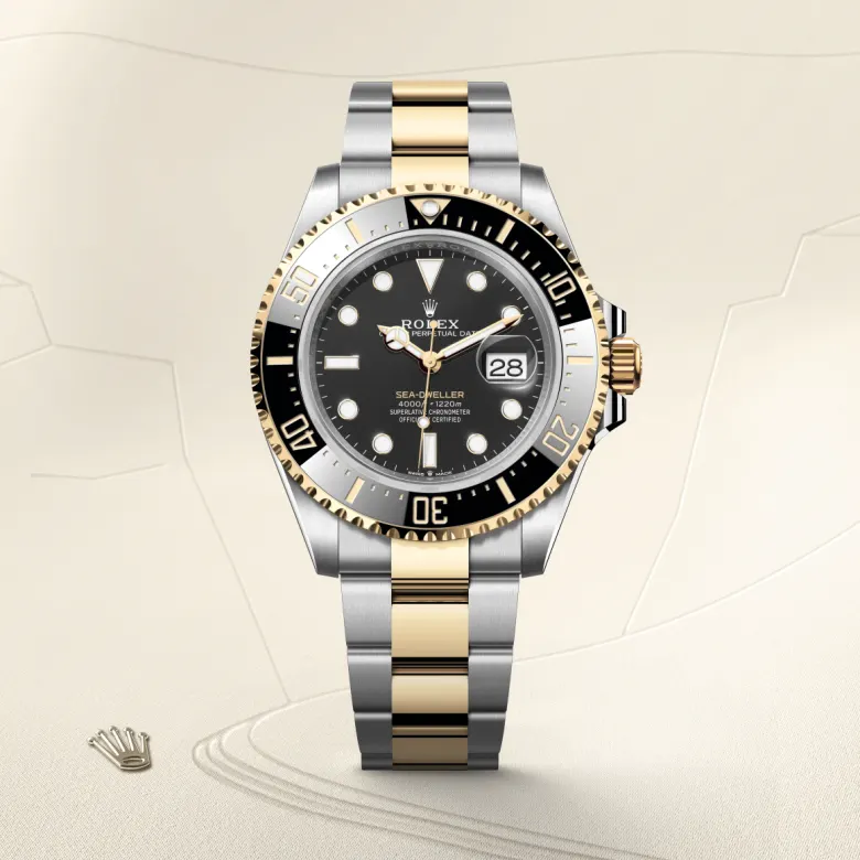 Rolex Sea-Dweller Yellow Gold Rolesor Oystersteel, M126603-0001
